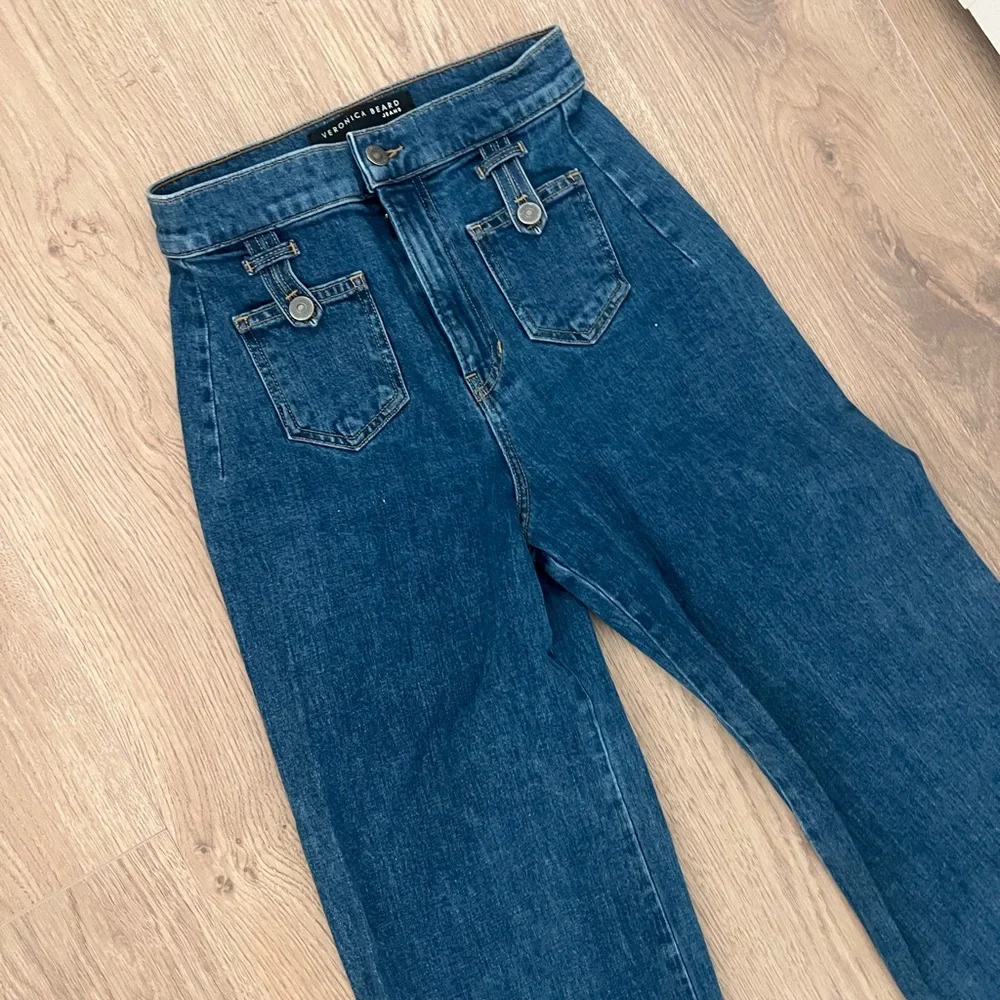 Veronica Beard Jeans Grant Wide Leg - Picture 2 of 7